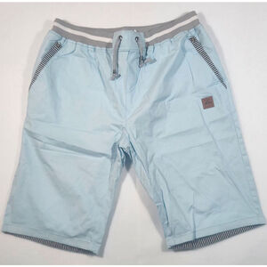 Men's NEWS Casual Stretch Light Blue Flat Front Board Shorts XXL Nautical